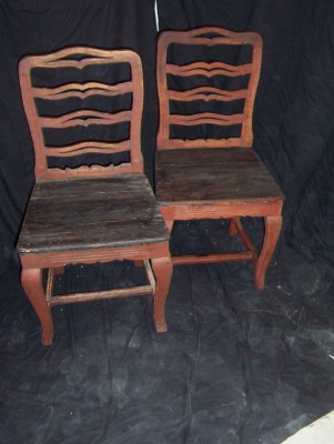 225.) gustavianska stolar i originalfärg (10/4-19)